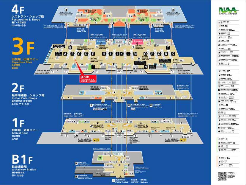 Narita Airport Terminal 1 Map - Maps Model Online